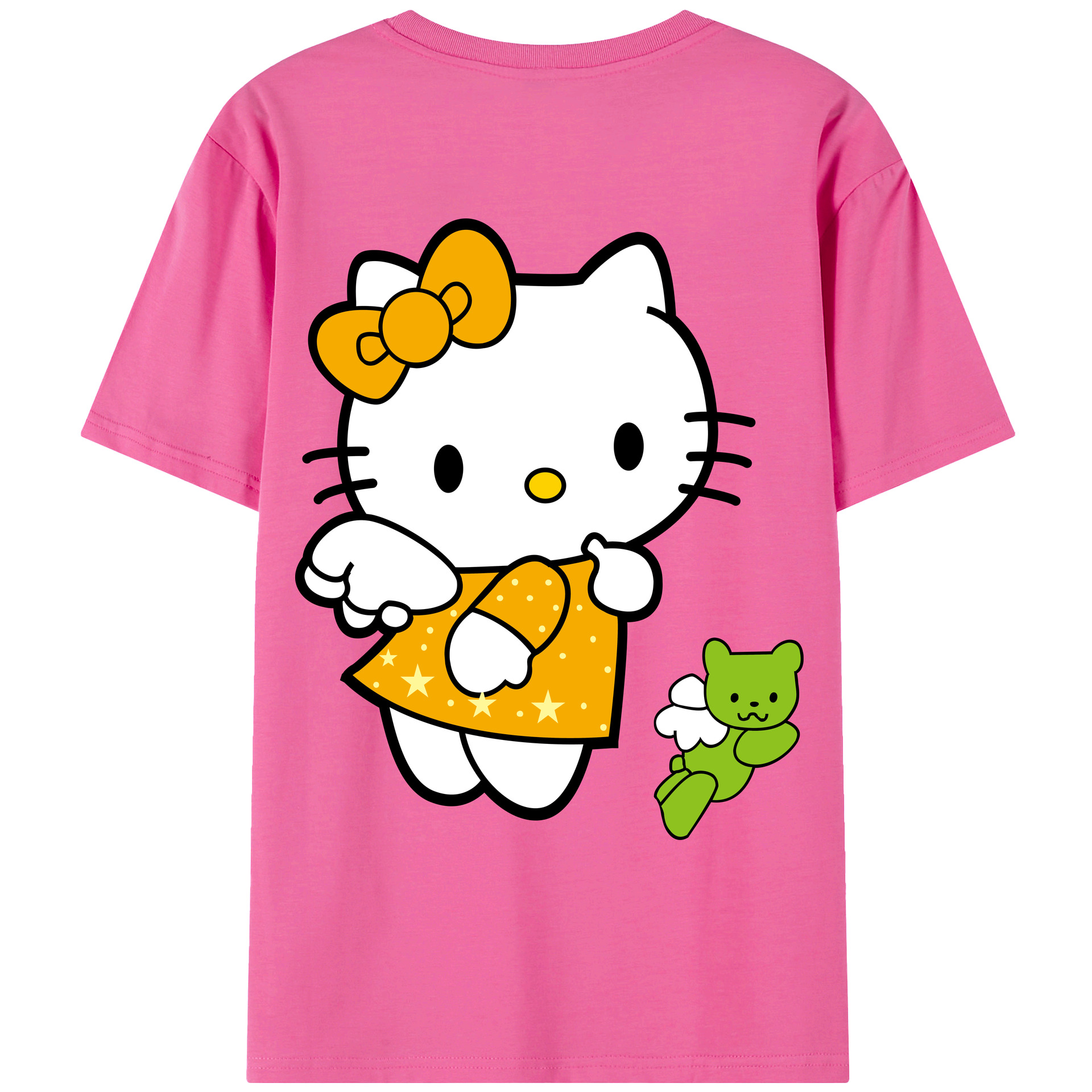 （画像用） Hello Kitty ハローキティ レディース半袖Tシャツ(バックプリント)